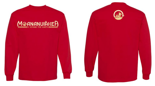 Moananuiākea Voyage - Long Sleeve Shirt - Red