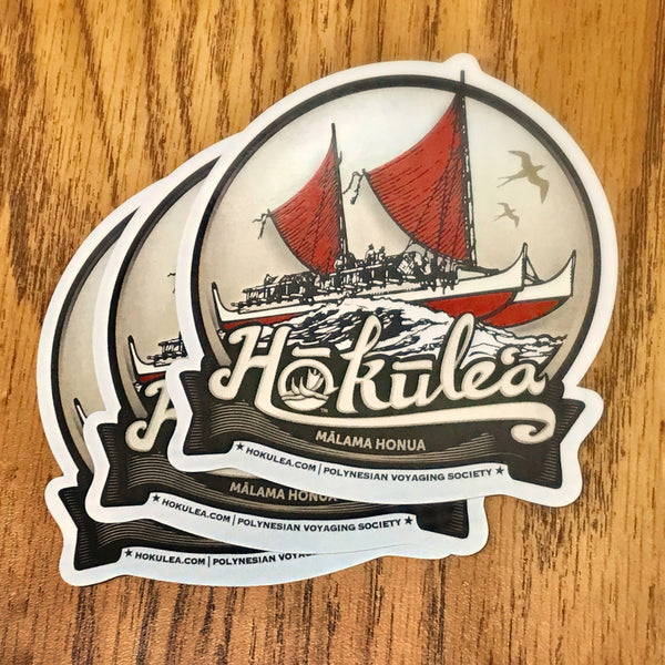 4" Sticker – Hōkūleʻa Classic