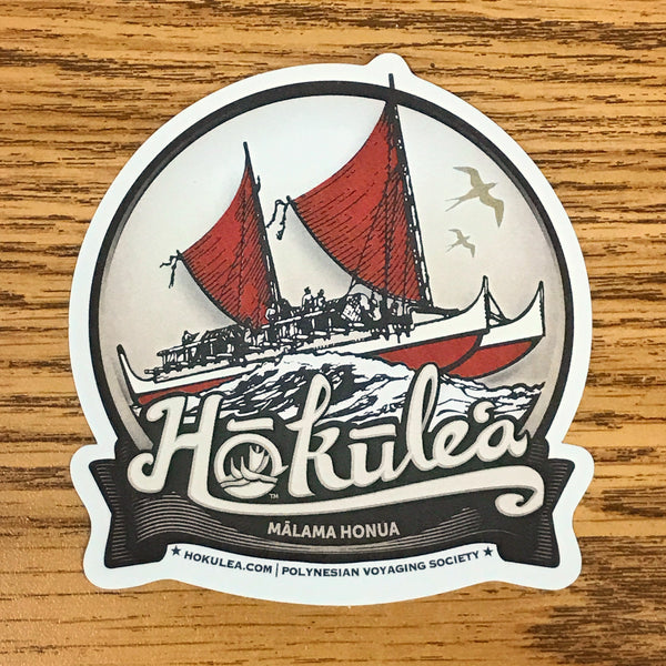 4" Sticker – Hōkūleʻa Classic